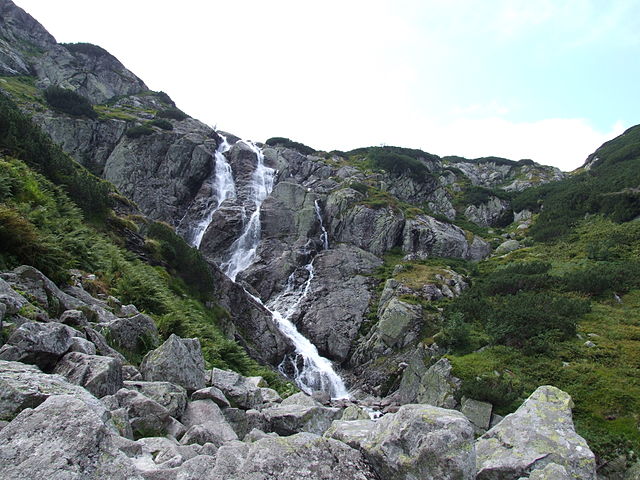 Wodospad Siklawa w Tatrach 1