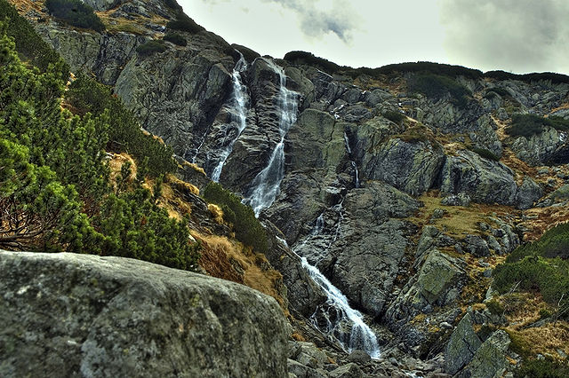 Wodospad Siklawa w Tatrach 2